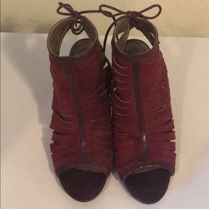 Rialto tie open back heals. Priced to sell